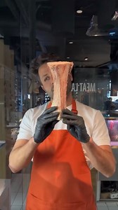 3.5M views · 10K reactions | Have you ever had a bone marrow burger?! 路‍♂️ We’re at Turkish Restaurant @meat_coin with chef @mehmet_meatking to try one!  To prepare the marrow, cut the bone in two pieces and bake it for 15 minutes. The sauce consists of capers, arugula, red onion, Turkish spices, salt, black pepper, and olive oil. Put it all in a homemade bun and you’ve got yourself a boner burger!  | Foodporn | Facebook