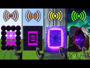 Nether Portal with Different Wi-Fi in Minecraft Experiment