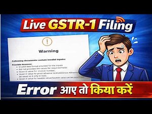 GSTR-1 Filing Live Demo | Complete Process + Error Fix (2026)