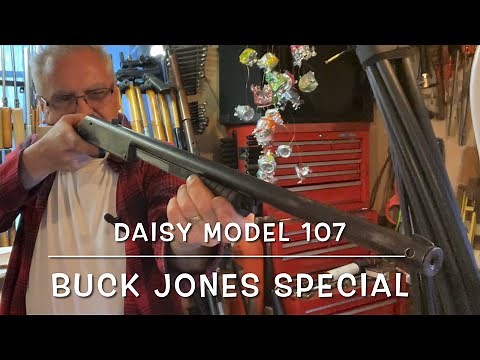 Daisy Buck Jones special No. 107 pump action bb gun full review and history.