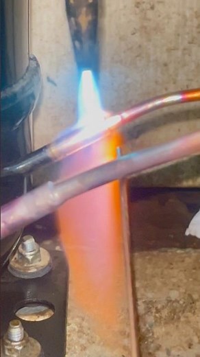 Discharge Tube Brazing Process#youtubeshorts#shorts#brazing#welding