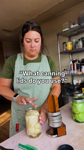 If you’re struggling with lids not sealing on your canning jars it could be a few things: First, you need to make sure your jars aren’t cracked or nicked at the top. See me running my finger around the rim? I’m checking to make sure the jar is smooth. If it’s not you need to get a new jar. Second, are you using good quality lids? It makes a difference. ForJars makes an excellent lid and we highly recommend. Use code “PORTAGE10” to save $$ That’s it. Make sure your jars aren’t cracked and you hav