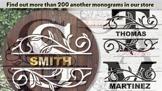 Split Monogram Letters SVG Bundle: Laser Cut Alphabet (digital Download) - Etsy