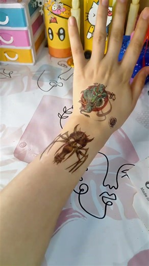 Experiment covering tattoos with foundation 👀😬