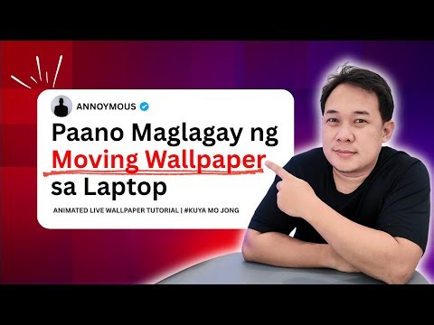 Paano Maglagay ng Moving Wallpaper sa Laptop | Animated Live Wallpaper Tutorial
