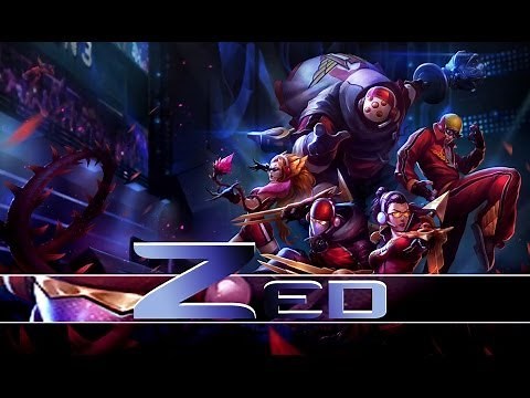 League of Legends: SKT T1 Zed (HQ Skin Spotlight)