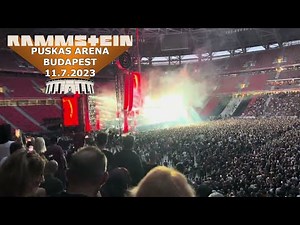 Rammstein Angst Live Budapest 11. July 2023 #4K
