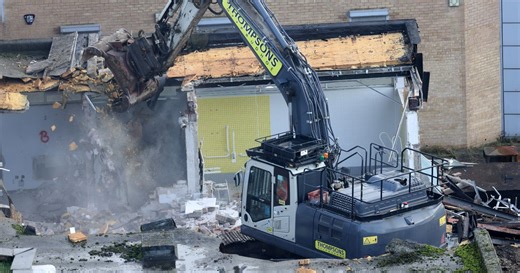 Demolition finally starts at West Denton pool and library