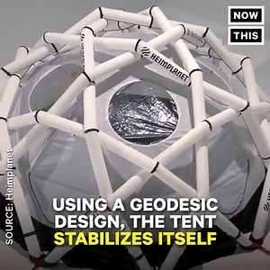 6.1M views · 42K shares | These inflatable tents can survive almost anything | NowThis Earth | Facebook