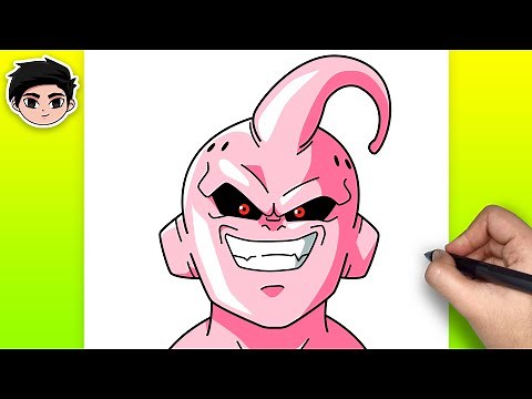 How to Draw KID BUU from Dragon Ball | Easy Step-by-Step