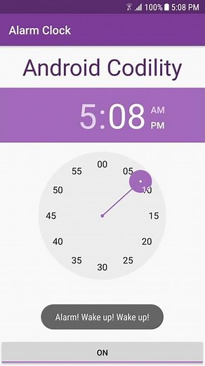 Alarm Clock in Android Kotlin