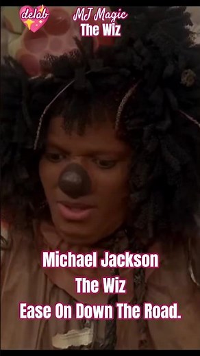 Michael Jackson Playing the Scarecrow in ' The Wiz' Movie. MJ, Diana Ross Ease on Down The Road.
