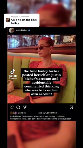 Hailey Bieber's Response to Fan Comment on Justin Bieber Post