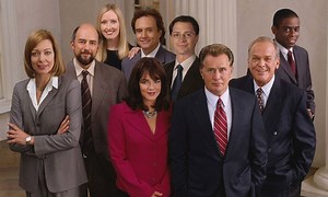 Pic: Cast of West Wing reunite to celebrate Allison Janney's star on Hollywood Walk of Fame