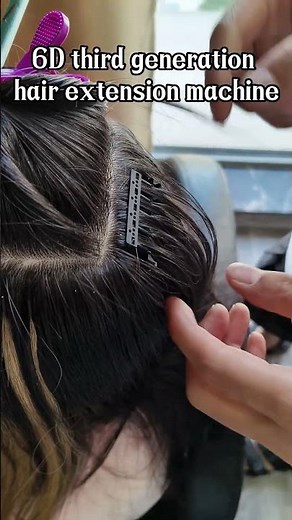 6D third generation hair extension machine