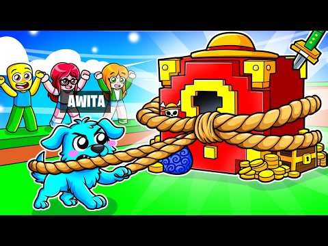 I pretended to be a dog in Roblox's Lucky Block Pull...