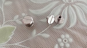 M3 M4 Flat Slotted  Chicago Binding Screw Bag Belt Leather Metal Accessories High Quality Male and Female Screw