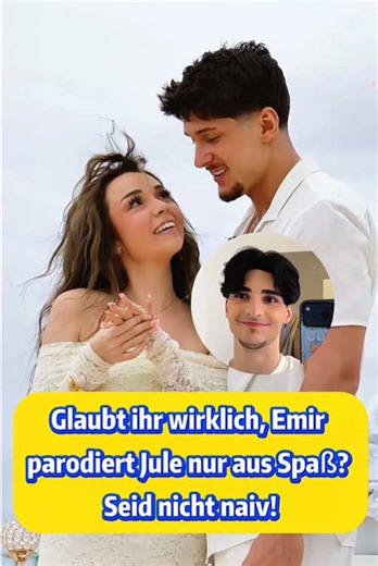 Glaubt ihr wirklich, Emir parodiert Jule nur aus Spaß? Seid nicht naiv!#emir #jule #couple #viral #foryour