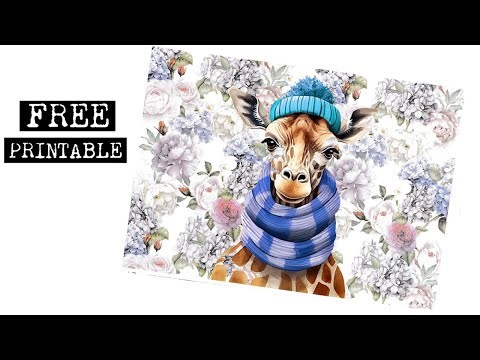 🦋🎁 Junk Journal freebie Free Printable for Card Making and Paper Craft