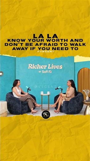 #lala Know your worth and don’t be afraid to walk away if you need to. 🎥 ‪@SoFi‬
