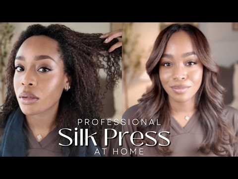 I’m a Professional Stylist — My Silk Press Routine + Bonding Treatment | No Reversion