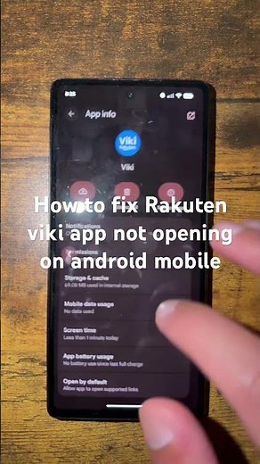 How to fix Rakuten viki app not opening on android mobile