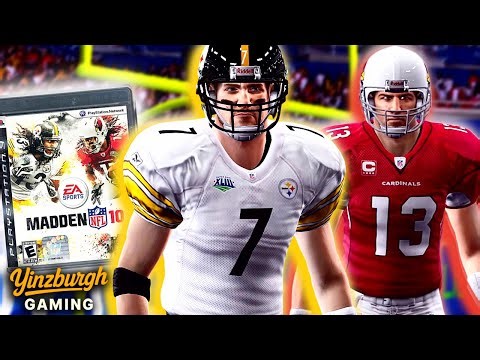 Madden 10 (2009) PlayStation 3 | Super Bowl XLIII Madden Moments | Steelers Cardinals 🏈🎮