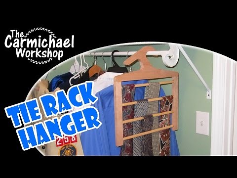 Tie Rack Hanger - Classy Necktie Organizer
