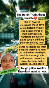 💔The truth about broken vows. When till death do us part isn't enough 💔 #DivorceReality #BrokenVows #MarriageStruggles #fblifestyles #fbreelsfyp | Faith Speaks