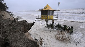 Gold Coast council working to restore eroded beaches by Easter after Cyclone Alfred damage