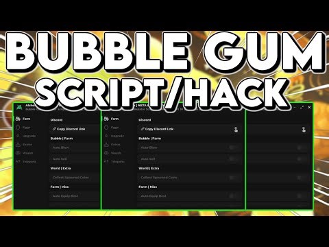 🏆 Bubble Gum Simulator INFINITY Script Hack GUI: Dupe Pets, Auto Farm, Hatch Eggs, Auto Enchant!