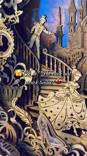 🧩✨She believed in magic- and her story changed forever🤩🤩#diyprojects #3dpuzzle #booknookdiy #woodenpuzzle #booknook