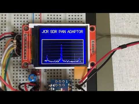Arduino FFT Spectrum Analyzer + Direct Conversion Receiver (NE602 + Si5351)