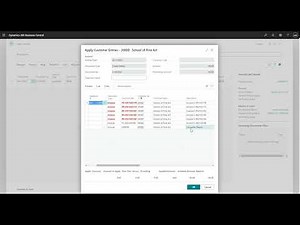 Dynamics GP vs Dynamics Business Central - Receivables Transactions