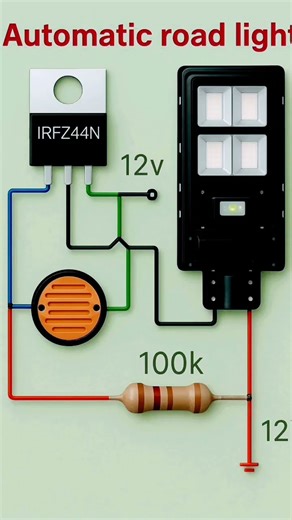 ‎Simple Amplifier Circuit with LED Light #shorts #amplifier #electronics