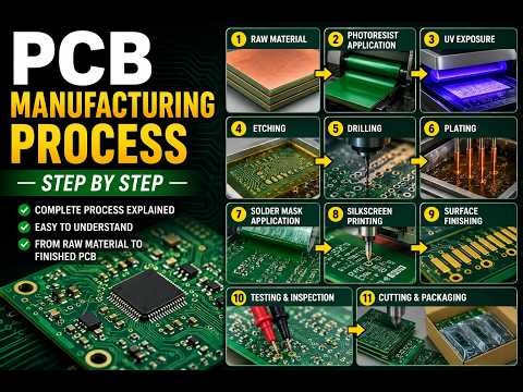 PCB Manufacturing Process Step by Step | Complete PCB Production Guide