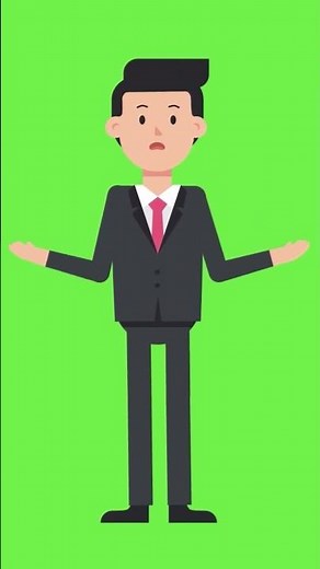 Confused/Thinking Man Green Screen Animation No Copyright #shorts #youtubeshorts #greenscreen