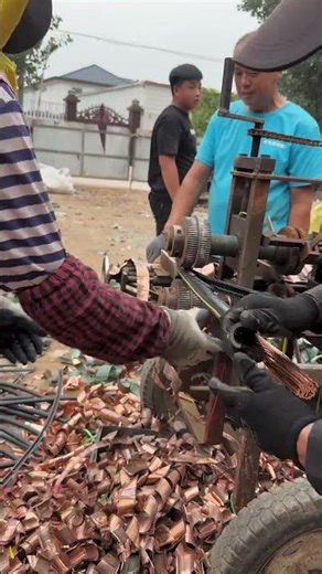 Small Gold Bar #Cable Recycling Factory