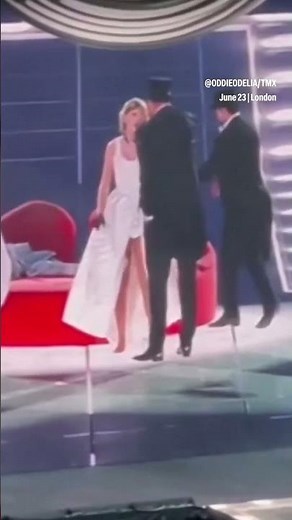 Travis Kelce joins Taylor Swift on stage in London