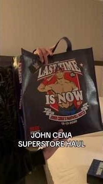 JOHN CENA SUPERSTORE HAUL! #wwe #johncena #wrestling