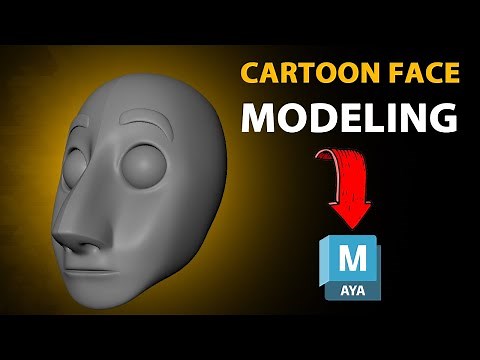 Maya Tutorial: Creating a 3D Character Face from Scratch - Step by Step Modeling Guide