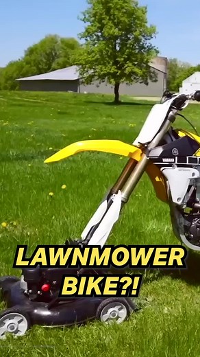 324K views · 1.1K reactions | Lawnmower Bike, Patent Pending! #genius #invention #cboystv | CboysTV | Facebook