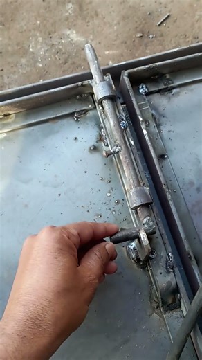 handmade tower bolt #metal door