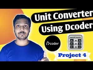 Learn To Make Unit Converter Using C Programming (On Mobile) | Dcoder App (Project 4)