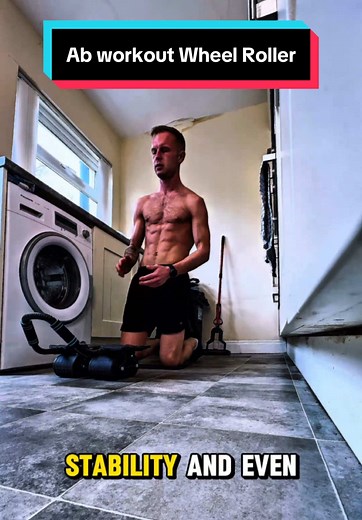 30-Day Ab Workout Challenge with Ab Wheel Roller