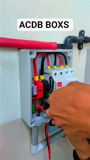ACDB Box कैसे फिट करें? Solar Panel Connection Tutorial