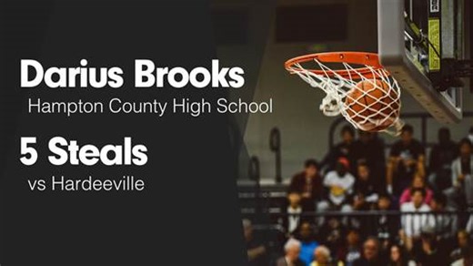Darius Brooks Game Report: @ Edisto