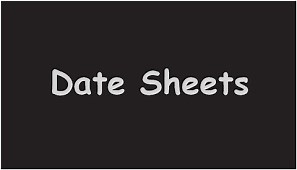 Federal Board SSC Matric Supplementary Date Sheet 2025
