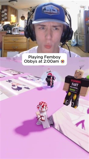 Playing Femboy Obbys At 2:00am! #funny #gaming #roblox #streamer