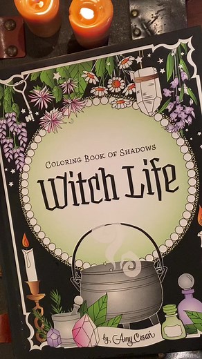 2K views · 236 reactions | Coloring Book of Shadows: Witch Life. 慄 The coloring is optional. The magic is not. #witchesofinstagram #witchythings #witchvibes #cronelife #crone | Coloring Book of Shadows | Facebook